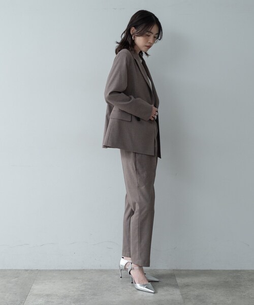 INDIVI GALLEST ジャケット テーラードジャケット Comfy SET UP