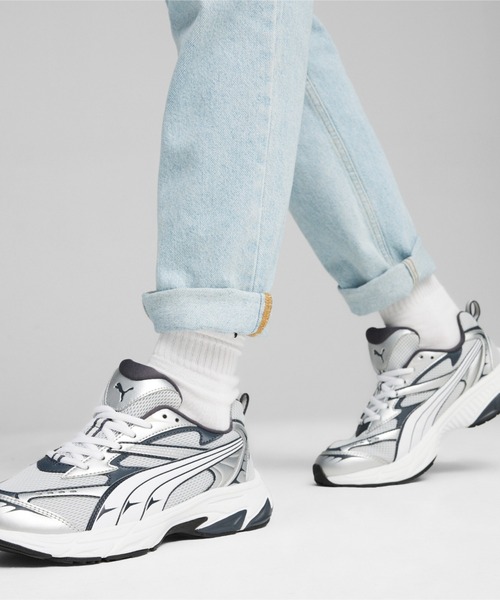 「PUMA」 ローカットスニーカー 25.5cm グレー系その他 メンズ_画像4