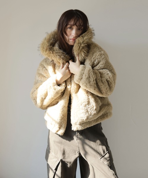 ULYSSES ブルゾン アウター 裏起毛ボアジャケット レディース