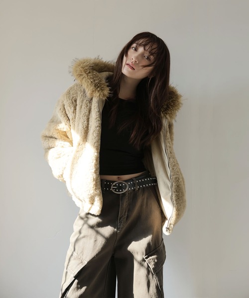 ULYSSES コート アウター 裏起毛ボアジャケット レディース : ZOZOTOWN