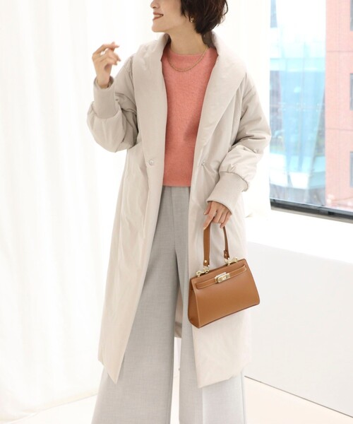 NOLLEY'S（ノーリーズ） コート FREE グレイッシュベージュ レディース