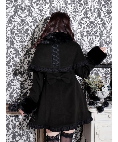 ❤EIMY【エムズグレイシー】✨美品　アンゴラショートコート　襟袖口フリル ❤EIMY様専用【エムズグレイシー】✨美品 アンゴラショートコート 襟