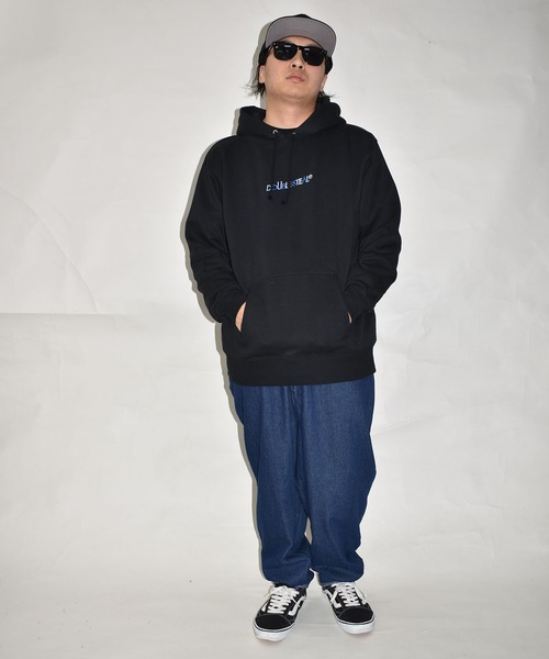 「DOUBLE STEAL」 プルオーバーパーカー MEDIUM グレー メンズ_画像8