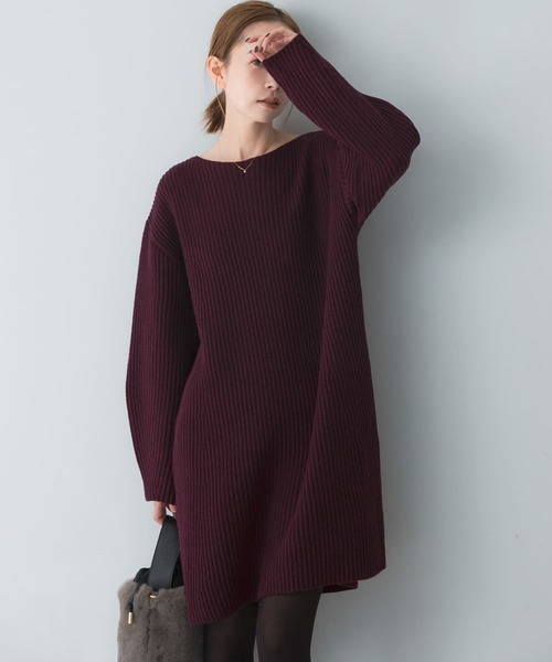 URBAN RESEARCH ROSSO ７着まとめ売り　ワンピース　ニット等 URBAN RESEARCH ROSSO WOMEN」 ニットワンピース FREE パープル