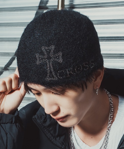 improves（インプローブス） ニット帽 ニットキャップ クロス ビーニー