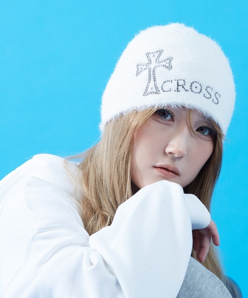 improves（インプローブス） ニット帽 ニットキャップ クロス ビーニー