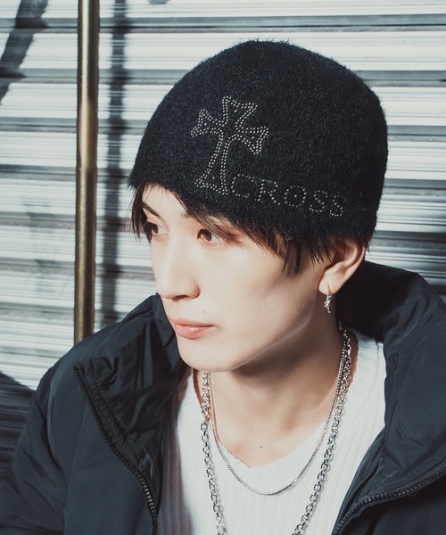 improves（インプローブス） ニット帽 ニットキャップ クロス ビーニー