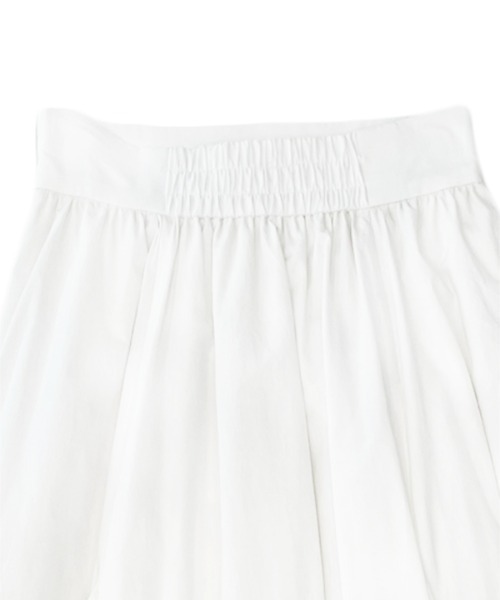 anuans（アニュアンス） フレアスカート MEDIUM ホワイト レディース