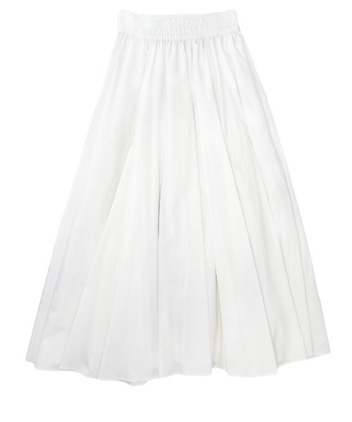 anuans（アニュアンス） フレアスカート MEDIUM ホワイト レディース
