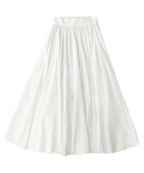 anuans（アニュアンス） フレアスカート MEDIUM ホワイト レディース