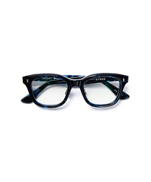 伊達メガネ メガネ 眼鏡 備長炭 SQUARE GLASSES メンズ レディースの画像