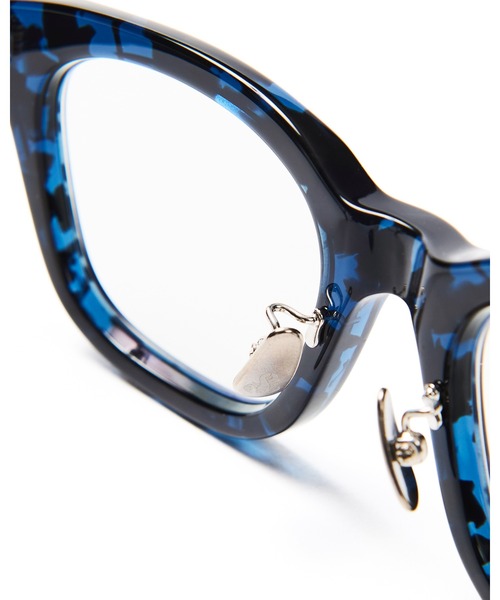伊達メガネ メガネ 眼鏡 備長炭 SQUARE GLASSES メンズ レディースの画像