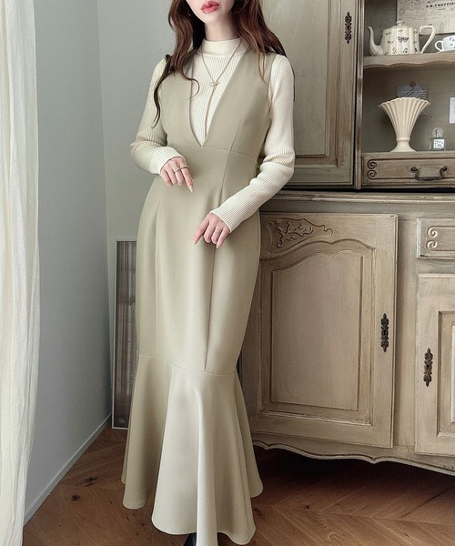 「Meiru」 サロペットスカート MEDIUM ブラック レディース_画像7