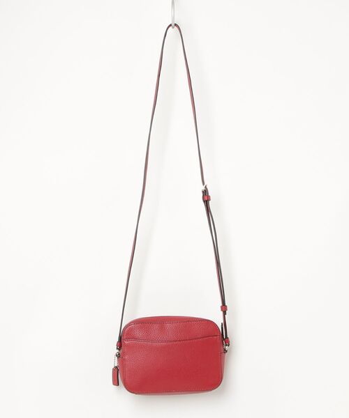 COACH（コーチ） ワンポイントショルダーバッグ - レッド レディース