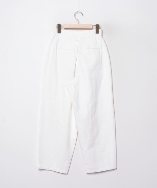 「SNIDEL」 デニムパンツ 0 ホワイト レディース_画像2