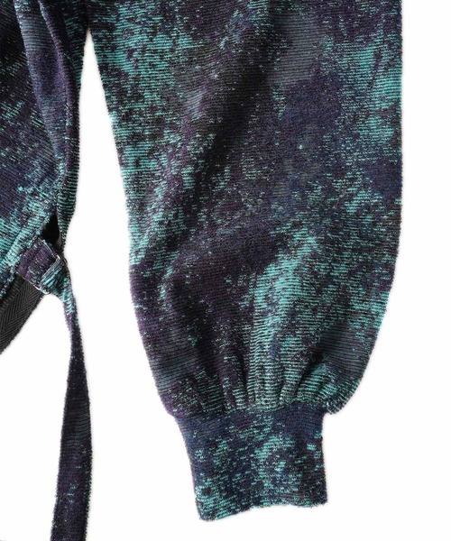 「SHAREEF」 長袖Tシャツ 1 ターコイズブルー メンズ_画像6