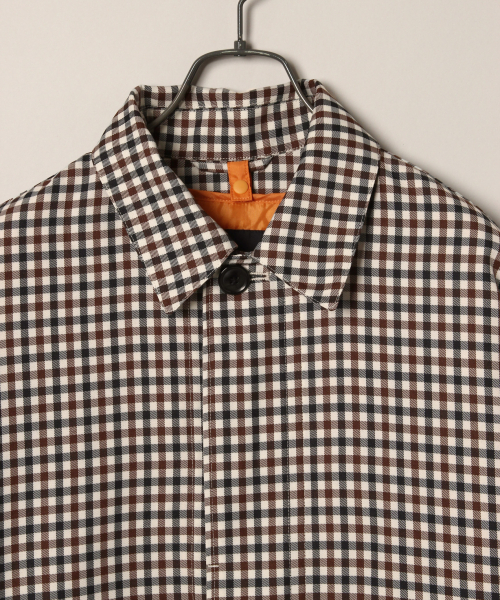 「RAGEBLUE」 ステンカラーコート MEDIUM オリーブ メンズ_画像4