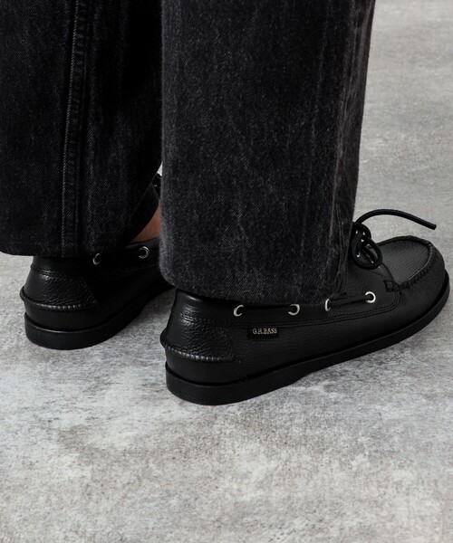 G.H. Bass & Co. ブラックデッキシューズ　US8（26cm相当） G.H.BASS（ジーエイチバス） デッキシューズ G.H.BASS/BA12011/CAMP