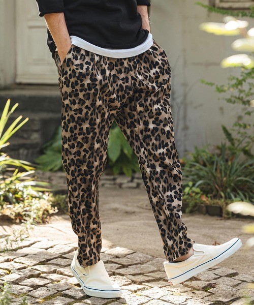 RELEVE Leopard Track Pants レオパードタックパンツ RELEVE Leopard Track Pants レオパードタックパンツ RELEVE Leopard
