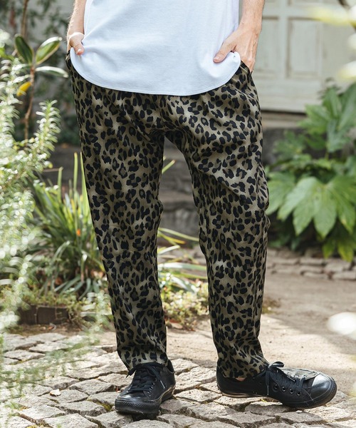 CAMBIO（カンビオ） パンツ mp14468- Leopard Relax Pants レオパード