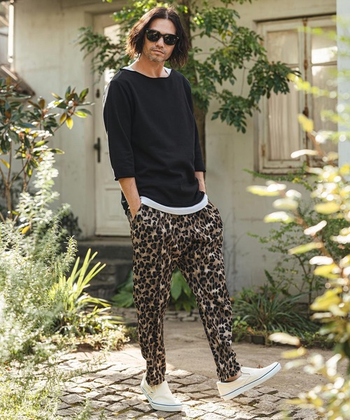 CAMBIO（カンビオ） パンツ mp14468- Leopard Relax Pants レオパード