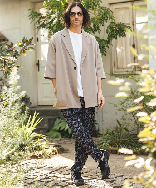 CAMBIO（カンビオ） パンツ mp14468- Leopard Relax Pants レオパード