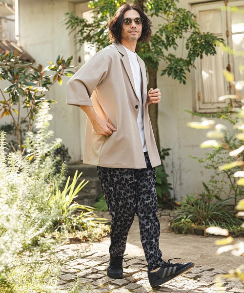 CAMBIO（カンビオ） パンツ mp14468- Leopard Relax Pants レオパード