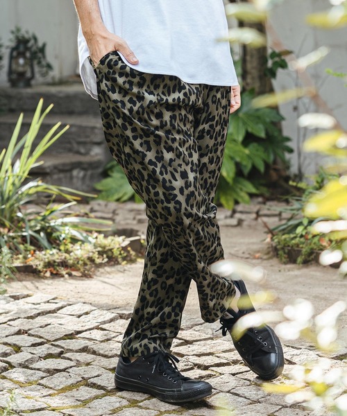 CAMBIO（カンビオ） パンツ mp14468- Leopard Relax Pants レオパード