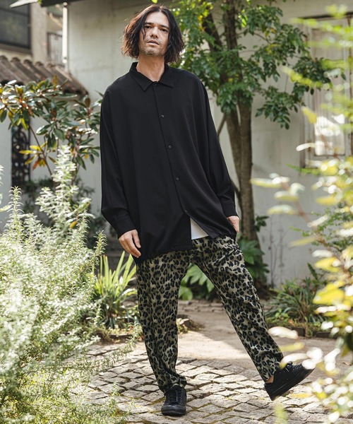 CAMBIO（カンビオ） パンツ mp14468- Leopard Relax Pants レオパード