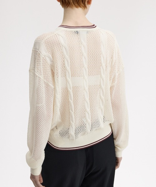 FRED PERRY（フレッドペリー） ニット セーター Mesh Cable Knit