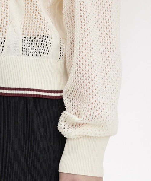 FRED PERRY（フレッドペリー） ニット セーター Mesh Cable Knit