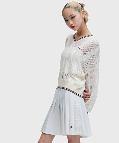 FRED PERRY（フレッドペリー） ニット セーター Mesh Cable Knit