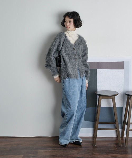 「THE YOn」 タートルネックニット FREE ブラック レディース_画像3