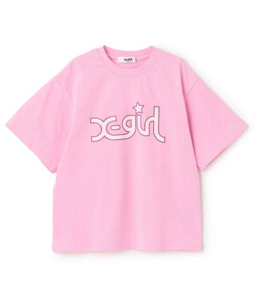X-girl Stages（エックスガールステージス） tシャツ ミルズロゴ半袖T