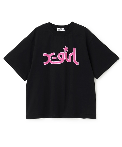 X-girl Stages（エックスガールステージス） tシャツ ミルズロゴ半袖T