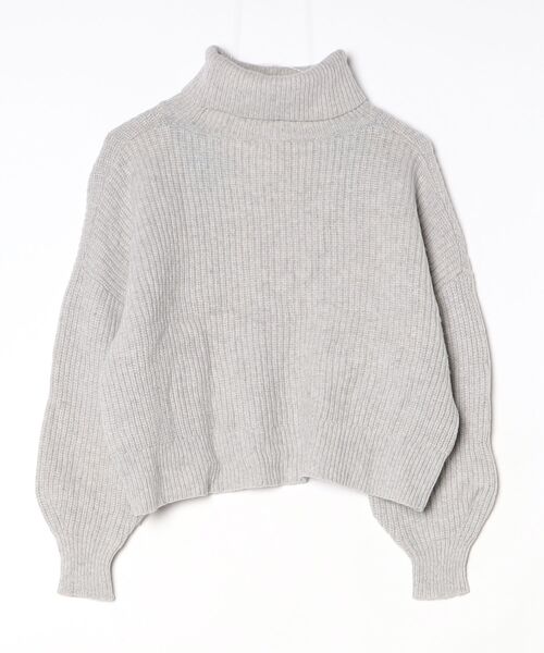 「DEMYLEE」 タートルネックニット X-SMALL グレー レディース_画像2