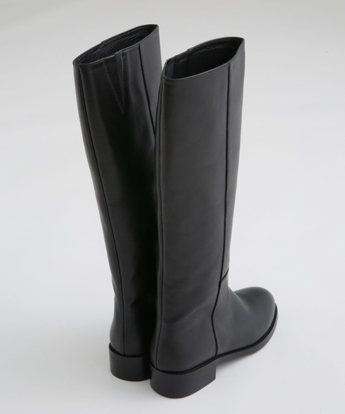 「REMME」 ロングブーツ 38 ダークブラウン レディース_画像3