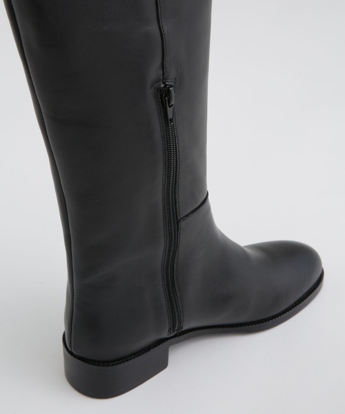 「REMME」 ロングブーツ 38 ダークブラウン レディース_画像6