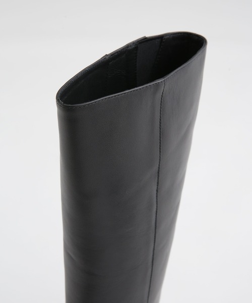 「REMME」 ロングブーツ 38 ダークブラウン レディース_画像7