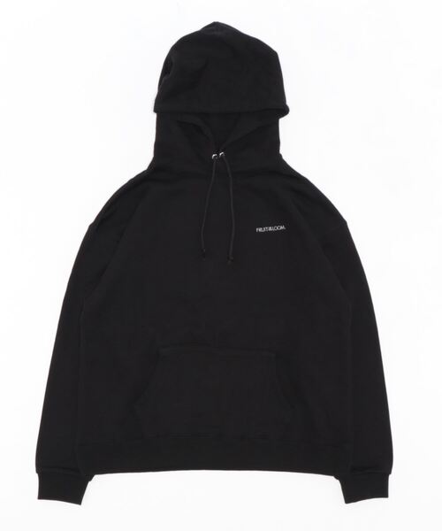 「L.H.P」 「fruit of the loom」プルオーバーパーカー M ブラック レディース_画像2