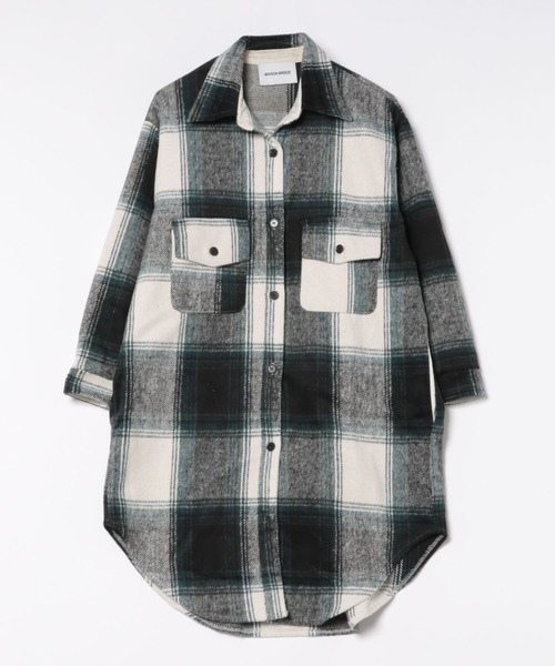 「SETUP7」 長袖ワンピース FREE ブルー レディース_画像6