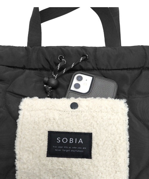 「DONOBAN」 「SOBIA」2WAYバッグ F ブラック レディース_画像4