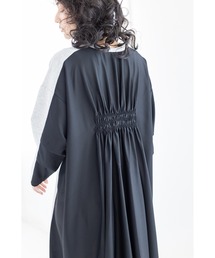 「OSMOSIS」 長袖ワンピース ONE SIZE グレー レディースの画像8