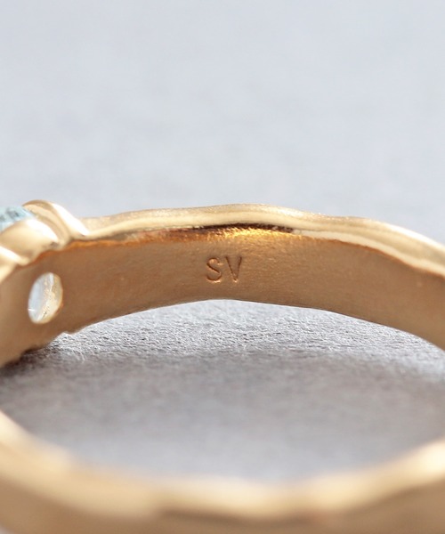 「NOIR DE POUPEE」 リング #3 ゴールド レディース_画像3