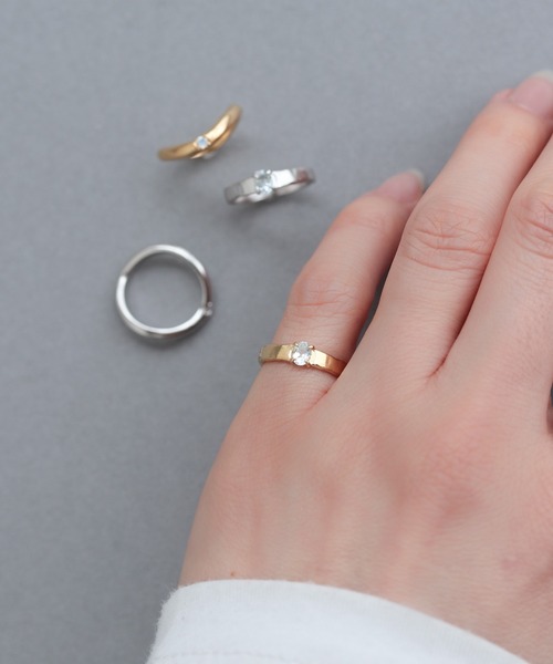 「NOIR DE POUPEE」 リング #3 ゴールド レディース_画像7