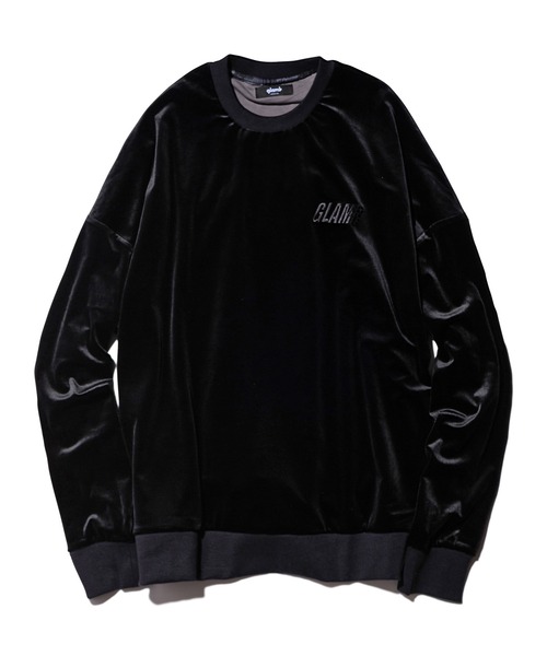 「glamb」 スウェットカットソー L ブラック メンズの画像