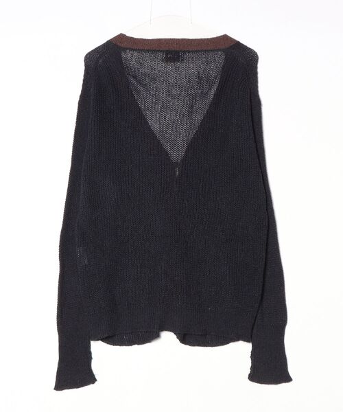 「ALLEGE」 ニットカーディガン 1 ネイビー レディース_画像2