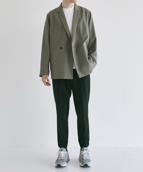 「A + TOKYO」 テーラードジャケット 2 グリーン メンズ_画像5
