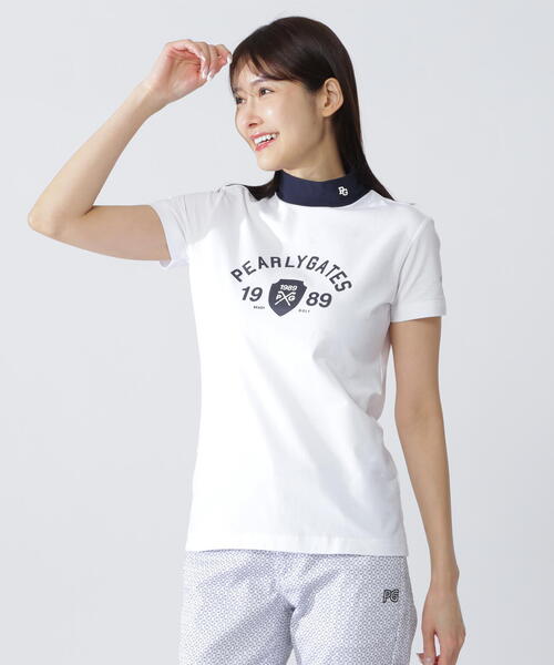 PEARLY GATES（パーリーゲイツ） tシャツ 「PEARLY GATES」80／1 