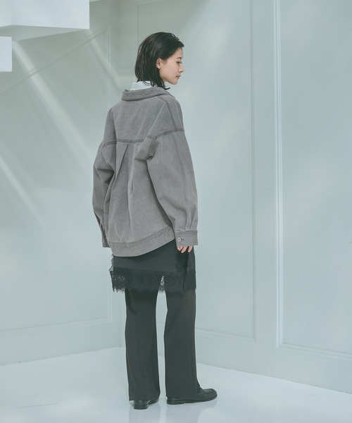 LAKOLE（ラコレ） デニムジャケット gジャン カラーデニムブルゾン